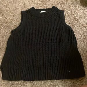Black sweater tank